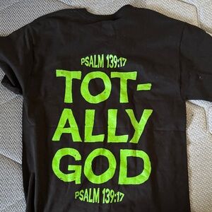 Hanes Kids Black and Green Graphic Tee